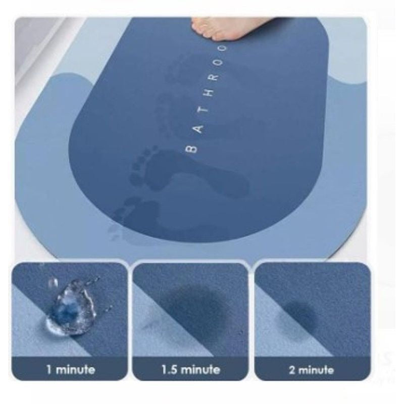 Piso Alfombra Super Absorbente De Secado Rápido Antideslizante