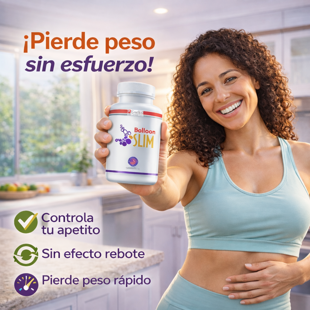 Balloon Slim (120 cápsulas) – Controla el apetito y reduce peso sin métodos invasivos